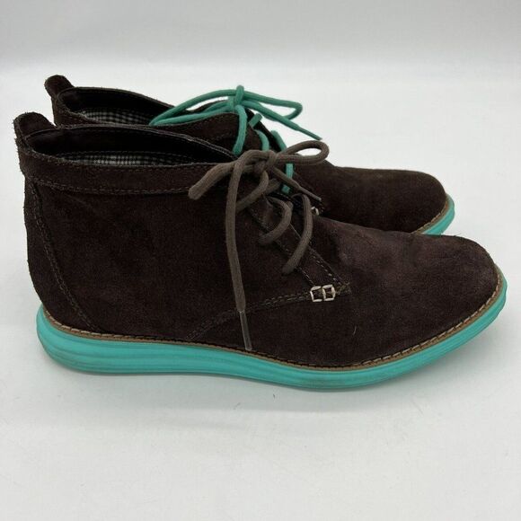 Skechers Groove Lite-Chummy brown Suede Womens Size 9 Ankle Booties SN48207 - Picture 1 of 6